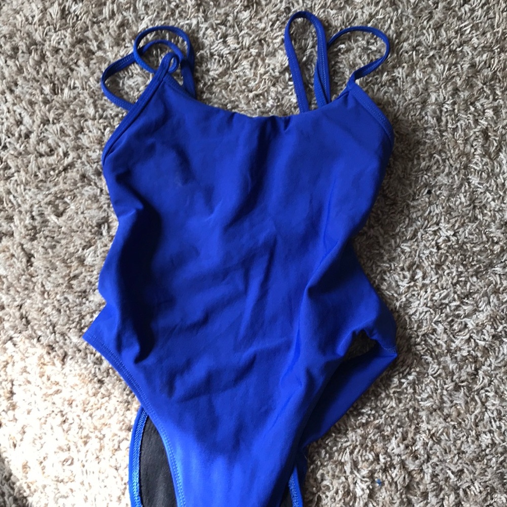 Jolyn blueberry size 30 tieback onesie